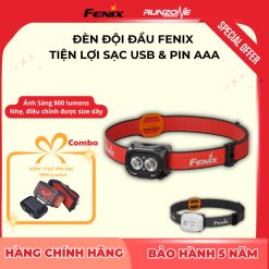 Đèn pin đeo trán Fenix HL18R-T V2.0 – Siêu nhẹ, sạc Type-C, chống nước IP66, chạy bộ trail