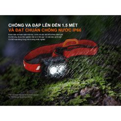 Đèn pin đeo trán Fenix HL18R-T V2.0 – Siêu nhẹ, sạc Type-C, chống nước IP66, chạy bộ trail