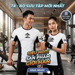 Áo Chạy Bộ Nam T8 Iced Tee VS2, Áo T8 Nam Nữ – Siêu Nhẹ, Thoáng Khí