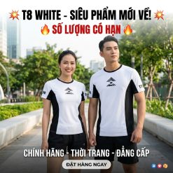 Áo Chạy Bộ Nam T8 Iced Tee VS2, Áo T8 Nam Nữ – Siêu Nhẹ, Thoáng Khí