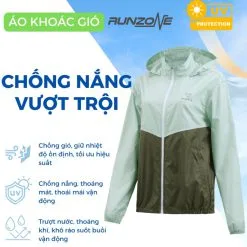 Áo Khoác Chống Nắng Trượt Nước, Cản Gió, Chống Tia UV- Chạy Bộ, Leo Núi- Unisex-RunZone