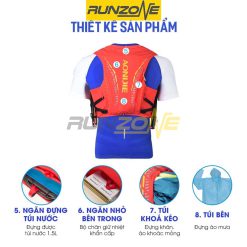 Balo Chạy Bộ Chạy Trail Dung Tich 12L Aonijie C962 - RunZone