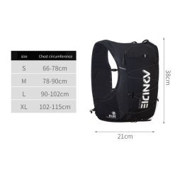 Balo Chạy Trail Vest Chạy Trail Dung Tích 10 Lít C9116- Phù Hợp Cự Ly 50km, 70km, 100km-
