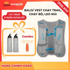 Balo Vest Nước Aonijie C9107 5L Thể Thao Chạy Bộ Trail Leo Núi Đạp Xe Nhẹ Gọn Thoáng Khí RunZone