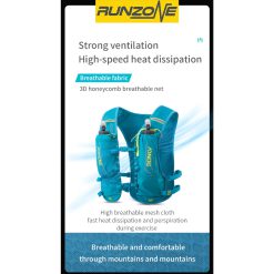 Balo Vest Nước Aonijie C9107 5L Thể Thao Chạy Bộ Trail Leo Núi Đạp Xe Nhẹ Gọn Thoáng Khí RunZone