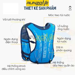 Balo Vest Nước Trẻ Em Chay Trail Chạy Bộ Thể Thao Aonijie C9105 - Ôm Sát Thoáng Khí