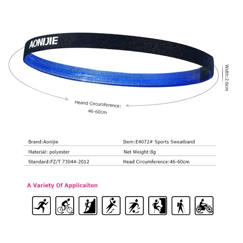 Băng Chặn Mồ Hôi Trán Aonijie E4073 - RunZone