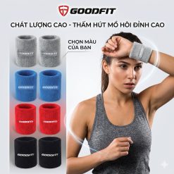 Băng cổ tay thấm mồ hôi GoodFit GF303W (1 đôi)