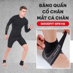 Băng quấn cổ chân, mắt cá chân, băng cổ chân đá bóng, chạy bộ chính hãng GoodFit GF611A, mỏng nhẹ thoáng khí-RunZone