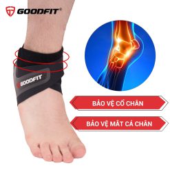 Băng quấn cổ chân, mắt cá chân, băng cổ chân đá bóng, chạy bộ chính hãng GoodFit GF611A, mỏng nhẹ thoáng khí-RunZone