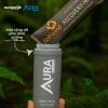 Bình Nước Mềm 500ml Aura -Nắp Rộng Dễ Pha Dinh Dưỡng - Gấp Gọn - RunZone