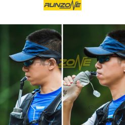 Bình Nước Mềm Gấp Gọn Map Brother Bình Xám – 250ml/500ml – Chốn Rò Rỉ – TPU Kháng Khuẩn – RunZone