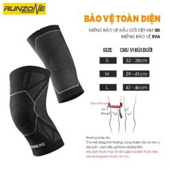 Bó Gối, Băng Gối Thể Thao Bảo Vệ Đầu Gối Aonijie- RunZone