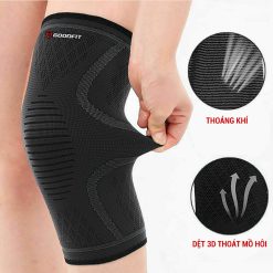 Bó gối thể thao GF - Dệt 3D co giãn 4 chiều, bảo vệ đầu gối chạy bộ, tập gym, Đá Banh-RunZone