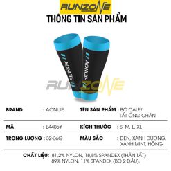 Bó Ống Chân Bó Calf Aonijie E4405- Hạn Chế Chuột Rút- RunZone