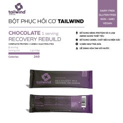 Bột phục hồi Tailwind Rebuild Recovery Mix – 1 serving – Hỗ trợ cơ bắp sau chạy bộ, leo núi, thi đấu