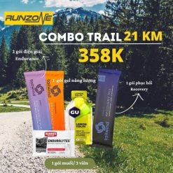 Combo Dinh Dưỡng Chạy Bộ Chạy Trail 15km/21km/42km/50km/70lm/100km– Gel Năng Lượng, Muối Điện Giải Marathon từ RunZone