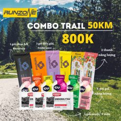 Combo Dinh Dưỡng Chạy Bộ Chạy Trail 15km/21km/42km/50km/70lm/100km– Gel Năng Lượng, Muối Điện Giải Marathon từ RunZone