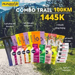 Combo Dinh Dưỡng Chạy Bộ Chạy Trail 15km/21km/42km/50km/70lm/100km– Gel Năng Lượng, Muối Điện Giải Marathon từ RunZone