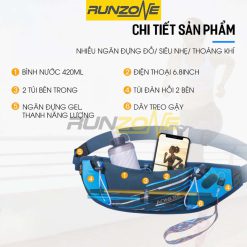 Đai Chạy Bộ Aonijie W8102 Đựng Bình Nước Mềm 250ml- RunZone