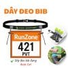 Dây Đeo BIB Chạy Bộ Gọn Nhẹ Co Giãn Thay Thế Kim Băng Thoải Mái Khi Sử Dụng-RunZone