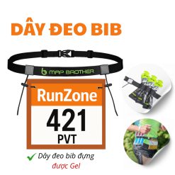Dây Đeo BIB Chạy Bộ Gọn Nhẹ Co Giãn Thay Thế Kim Băng Thoải Mái Khi Sử Dụng-RunZone