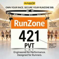Dây Đeo Bib Chạy Bộ Marathon  tiện lợi, chắc chắn, bảo vệ áo- RunZone