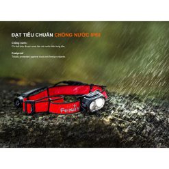 Đèn Đội Đầu, Đèn Pin Fenix, Đèn Chạy Trail Leo Núi-HP12R-T-1300 lumens, tầm chiếu xa 200m, Pin Phía Sau- Chuyên Chạy Ult