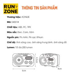 Đèn Pin Đội Đầu Aonijie E4031 E4032 Siêu Sáng Kháng Nước Dùng Chạy Bộ Chạy Trail Ban Đêm-RunZone