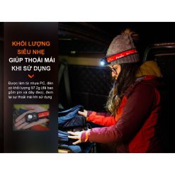 Đèn Pin Đội Đầu Fenix HL16 450 Lumen Chiếu Xa 104m Dùng 3 Pin AAA Nhẹ Gọn Cho Chạy Bộ Leo Núi- Tặng Khăn Đa Năng