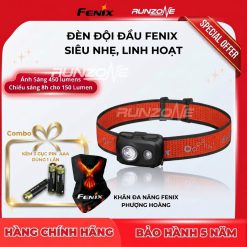 Đèn pin đội đầu Fenix HL16 độ sáng 450 lumen tầm chiếu xa 104m sử dụng 3 pin AAA_RunZone