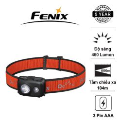 Đèn pin đội đầu Fenix HL16 độ sáng 450 lumen tầm chiếu xa 104m sử dụng 3 pin AAA_RunZone