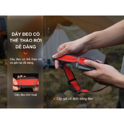 Đèn pin đội đầu Fenix HL16 độ sáng 450 lumen tầm chiếu xa 104m sử dụng 3 pin AAA_RunZone