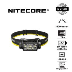 Đèn pin đội đầu Nitecore HC60 UHE sáng 1600 lumen chiếu xa 157m-RunZone