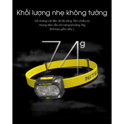 Đèn Pin Đội Đầu NITECORE UT27 800 Lumen Siêu Nhẹ 74g – Dành Cho Chạy Trail, Cắm Trại RunZone
