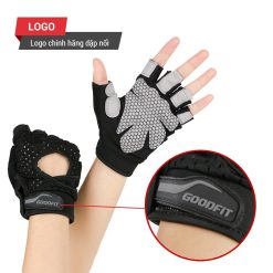 Găng Tay Tập Gym Nam Nữ GOODFIT GF203G Chính Hãng | Có Đệm Êm Chống Trượt, Hỗ Trợ Cầm Gậy, Đạp Xe, Tập Tạ