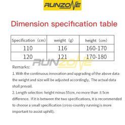 Gậy chạy trail Aonijie E4201 Full Carbon - Gấp Gọn, Siêu Nhẹ- 105cm-120cm siêu nhẹ