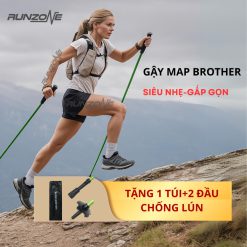 Gậy Chạy Trail – Hợp Kim Nhôm Siêu Nhẹ, Chắc Chắn_ RunZone
