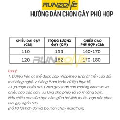 Gậy Leo Núi Trekking, Gậy Chạy Trail Aonijie E4201- Gậy Trail Siêu Nhẹ Gấp Gọn 3 Khúc - RunZone