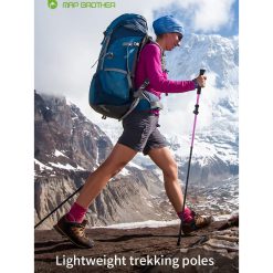 Gậy leo Núi Trekking Gậy Chạy Trail Gấp Gọn 2 Khúc- Chiều cao điều chỉnh 110-130cm- RunZone