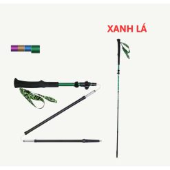 Gậy leo Núi Trekking Gậy Chạy Trail Gấp Gọn 2 Khúc- Chiều cao điều chỉnh 110-130cm- RunZone