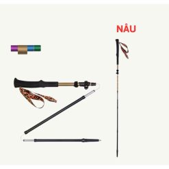 Gậy leo Núi Trekking Gậy Chạy Trail Gấp Gọn 2 Khúc- Chiều cao điều chỉnh 110-130cm- RunZone