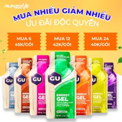 Gel Gu Gel Năng Lượng GU Energy Bổ Sung Năng Lượng và Điện Giải Cho Chạy Bộ Chạy Trail Đạp Xe Thể Thao