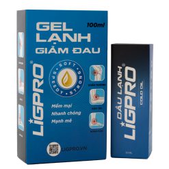Gel Lạnh Giảm Đau Ligpro 100ml [Tặng 1 Dầu Lạnh 50ml]