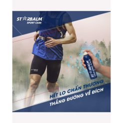 Gel lạnh Starbalm Cold Gel 100ml bôi chân làm tan bầm tím bong gân, trẹo chân, căng cơ-RunZone
