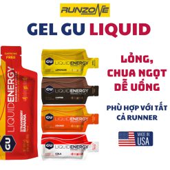 Gel Năng Lượng Dạng Lỏng Gu Liquid Energy – Không Ngọt – Thực Phẩm Bổ Sung Cho Người Chạy Bộ, Tập Luyện