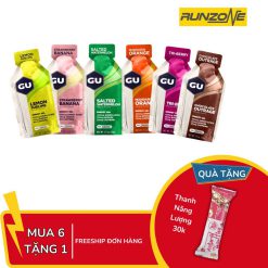 Gel năng lượng GU Energy – Bổ sung khi chạy bộ, đạp xe, leo núi, thể thao –Mua 6 Tặng 1 Bar