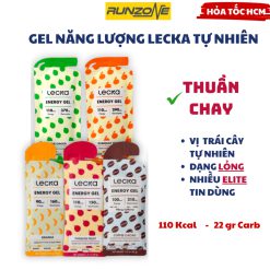 Gel Năng Lượng LECKA 40g – Bổ Sung Năng Lượng Nhanh Cho Chạy Bộ, Đạp Xe, Thể Thao