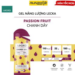 Gel Năng Lượng LECKA 40g – Bổ Sung Năng Lượng Nhanh Cho Chạy Bộ, Đạp Xe, Thể Thao