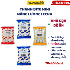 Gel Năng Lượng LECKA ENERGY GEL 40g – Bổ Sung Năng Lượng Nhanh Cho Thể Thao, Chạy Bộ, Đạp Xe, Pickleball – Thuần Chay, K